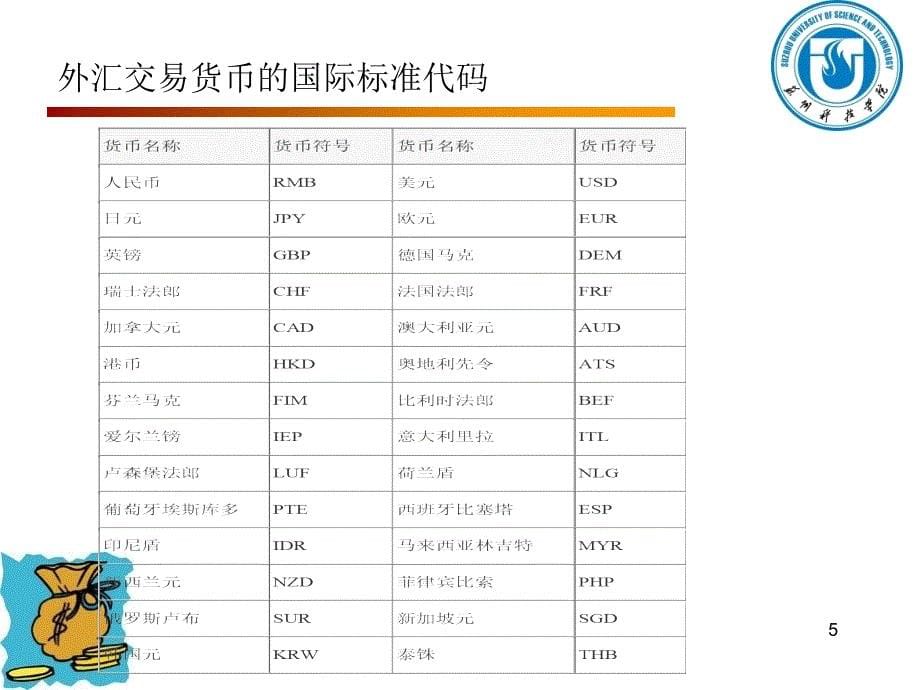 第一章外汇和外汇市场资料教程_第5页