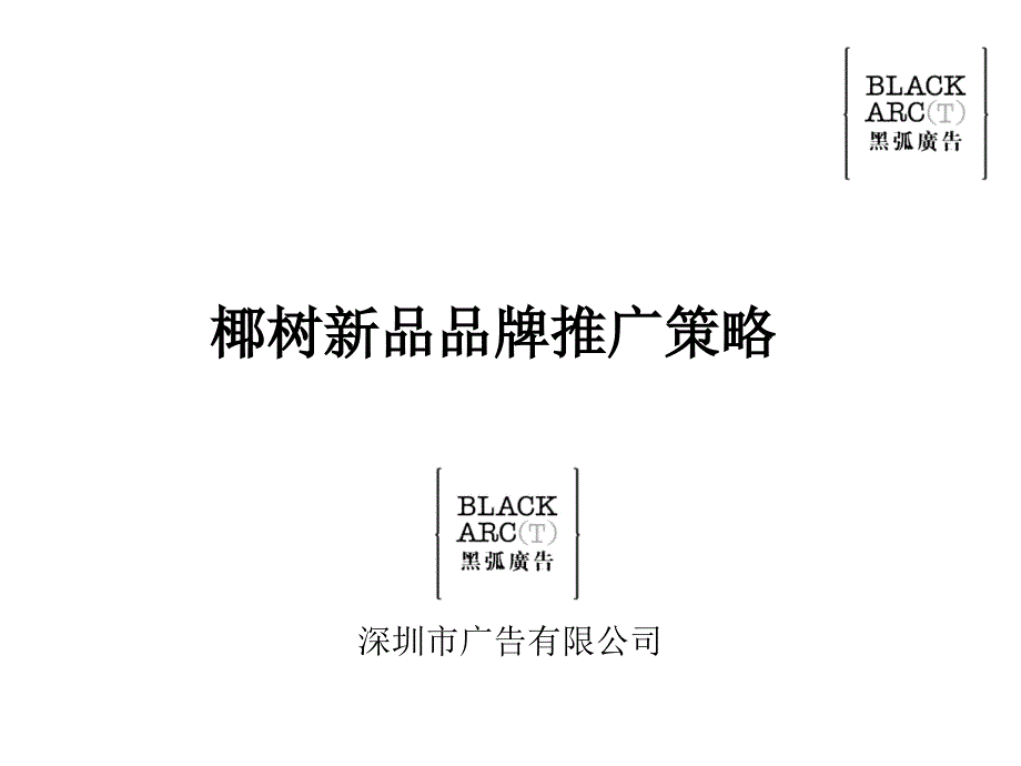 {战略管理}椰树新品品牌推广策略_第1页