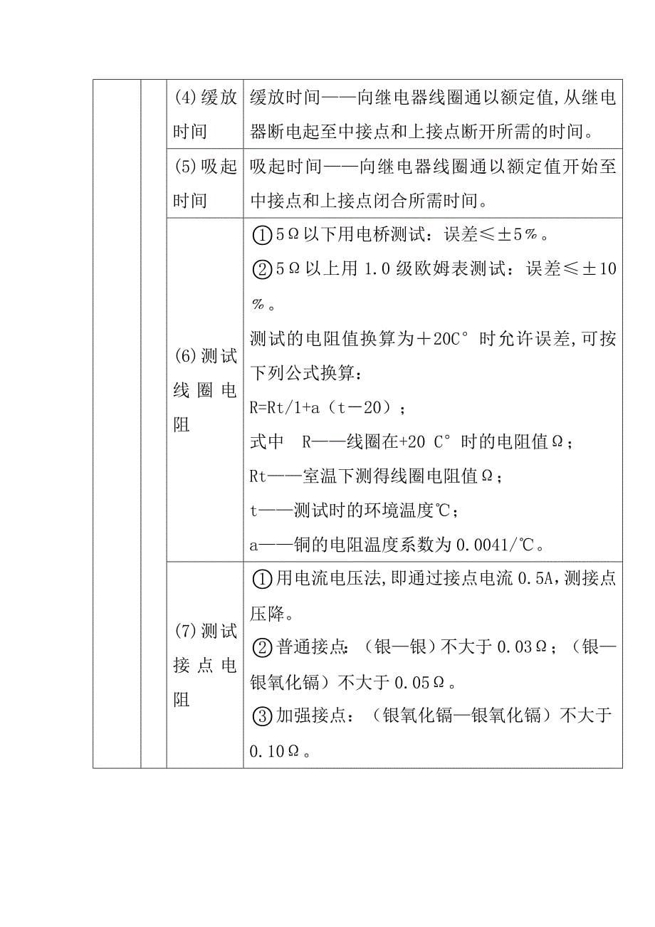 传输继电器JCZC检修作业指导书_第5页