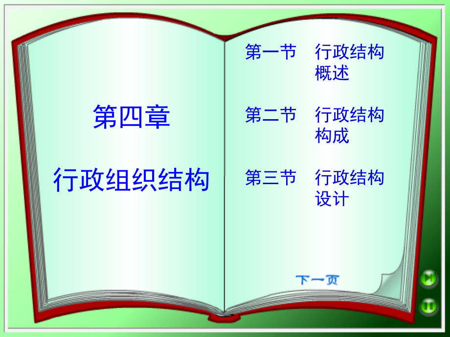 第四章行政结构行政学资料教程_第1页