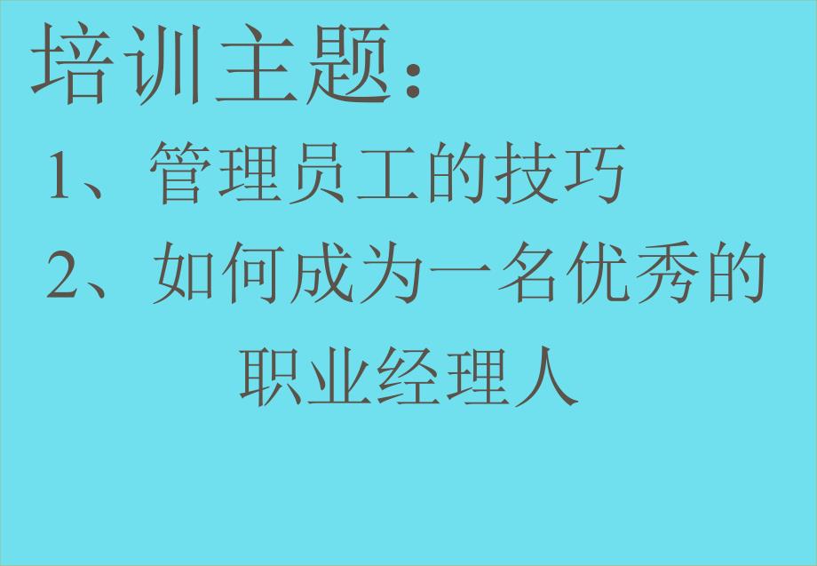 领班主管培训管理员工的技巧课件_第2页