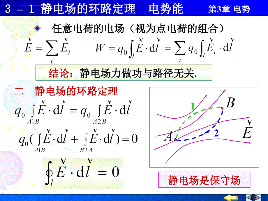 静电场的环路定理 电势能ppt课件_第2页