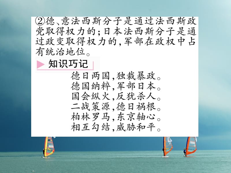 九年级历史下册第二单元凡尔赛—华盛顿体系下的世界第5课法西斯势力的猖獗作业课件新人教版_第4页