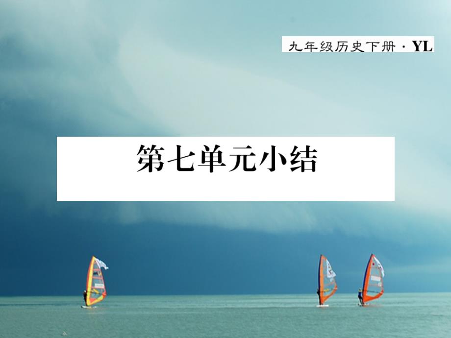 九年级历史下册第七单元战后世界格局的演变小结作业课件岳麓版_第1页