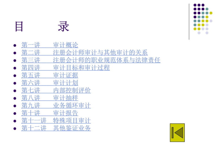 审计学--审计概论教学教案_第4页