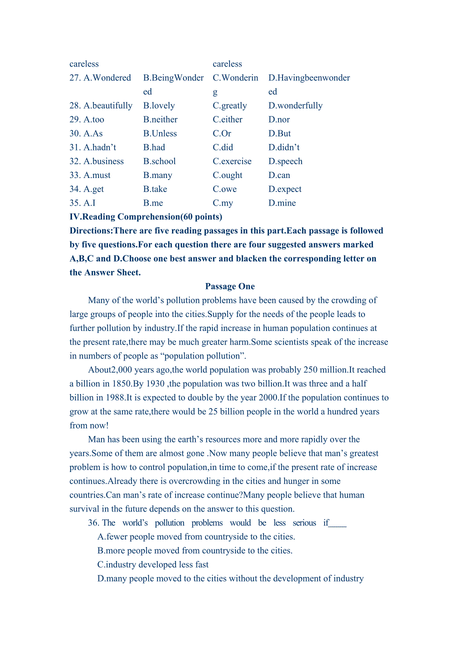 大学英语模拟试卷3.doc_第3页