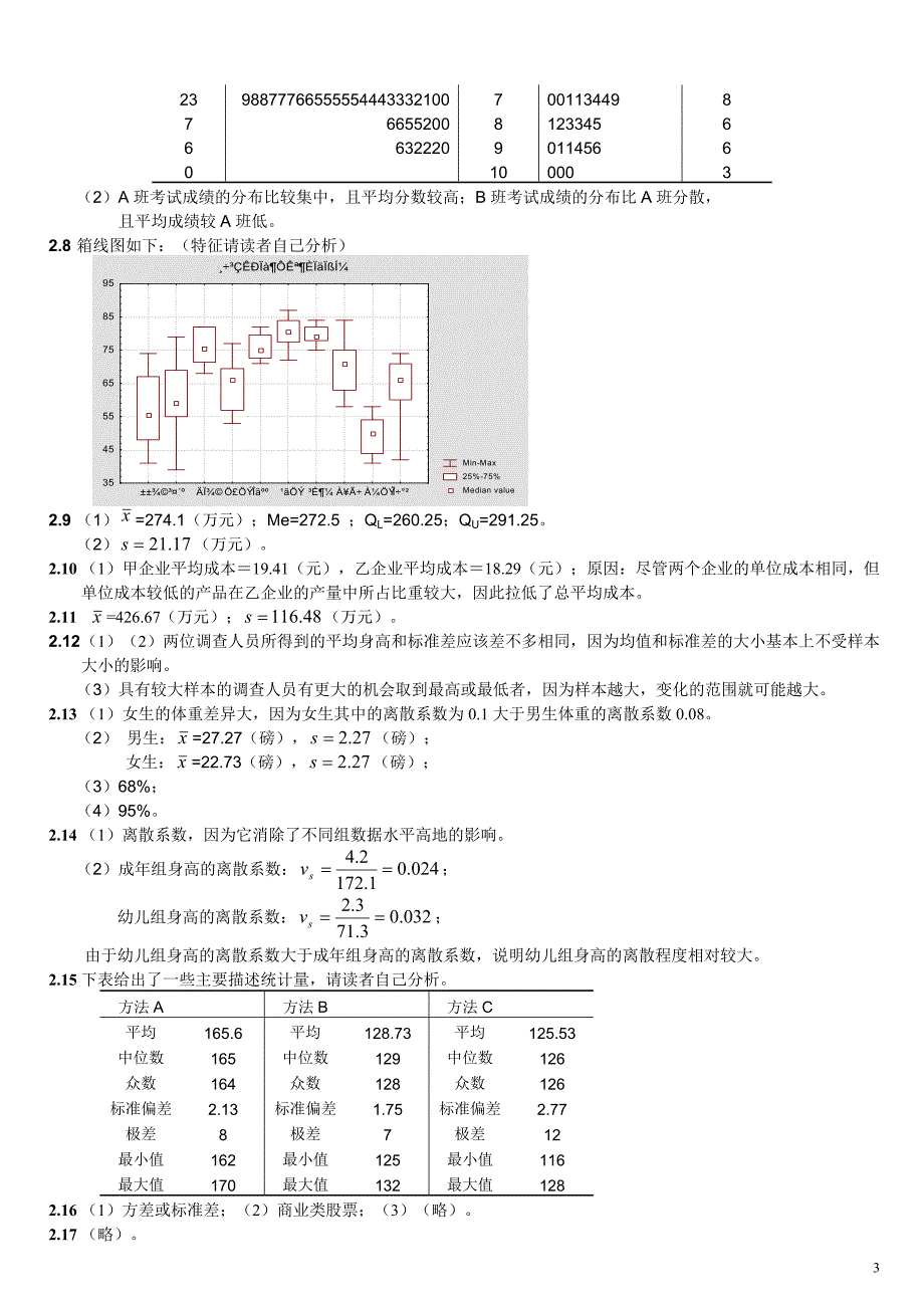 统计学(第三版课后习题答案) 贾俊平版.doc_第3页