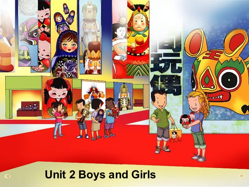 二年级上册英语-新起点Unit2-Boys-and-Girls课件_第1页