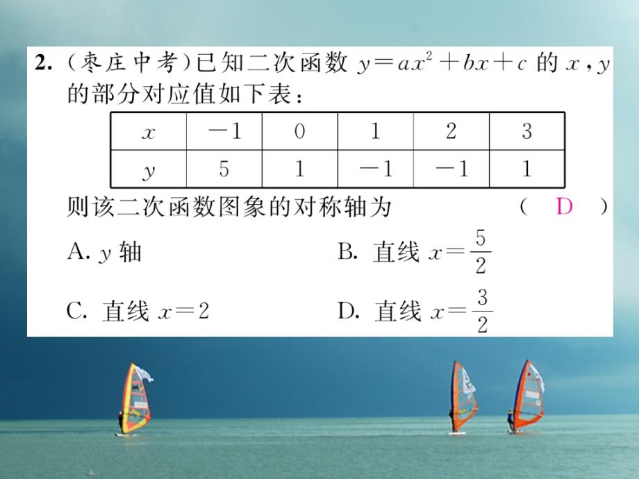 九年级数学下册第2章二次函数中考重热点突破作业课件（新版）北师大版_第3页