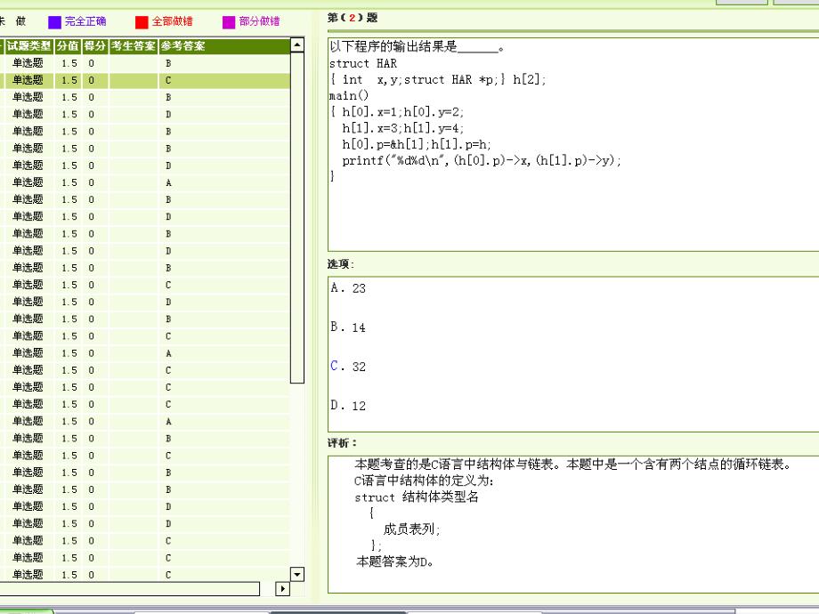 重庆理工大学C语言期末考试题库课件_第2页