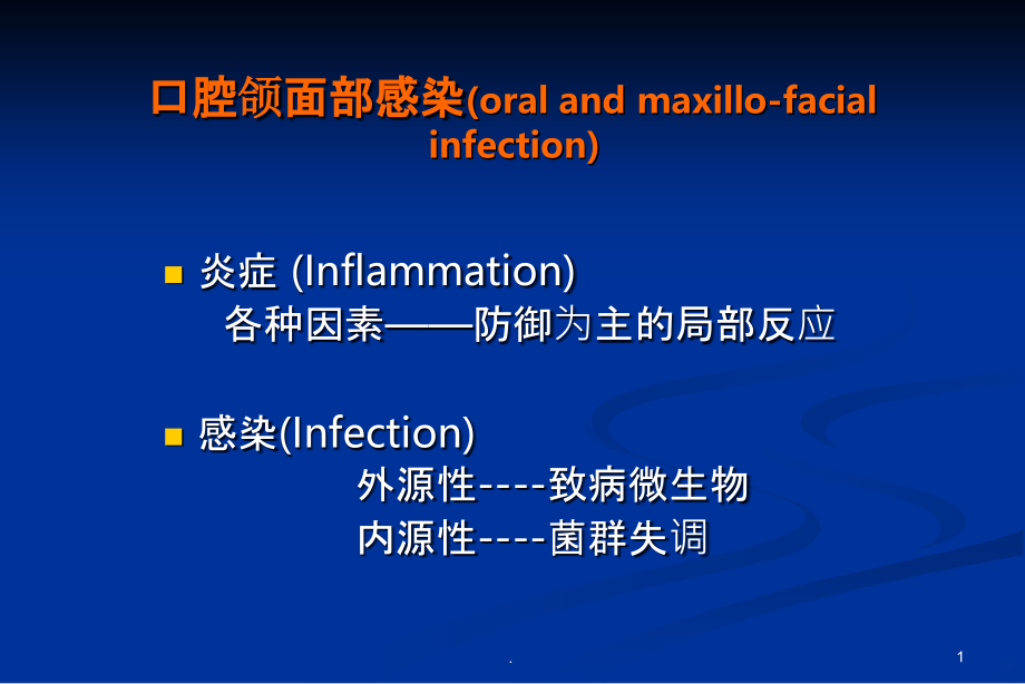 颌面部感染PPT课件_第1页