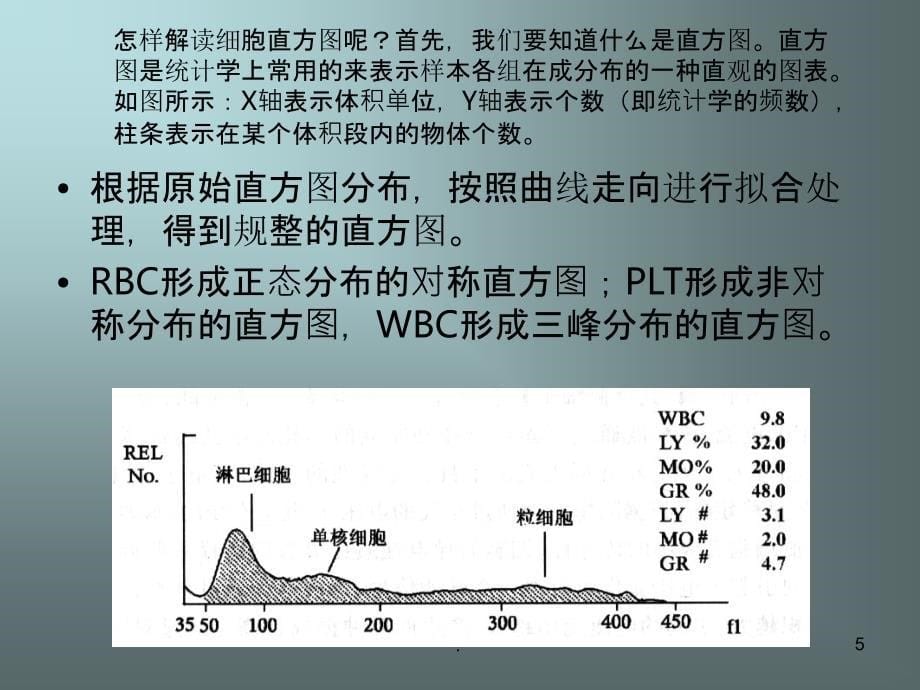 血细胞分析仪直方图特点PPT课件_第5页