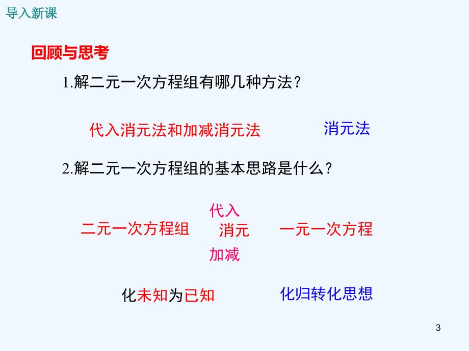 七年级数学下册1.4三元一次方程组教学课件（新版）湘教版_第3页