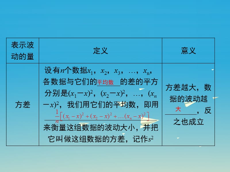 七年级数学下册6数据的分析小结与复习教学课件（新版）湘教版_第4页