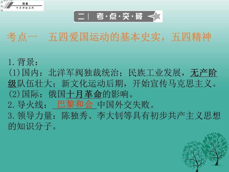 中考历史总复习第二部分中国近代史第三单元新民主主义革命的兴起课件_第5页