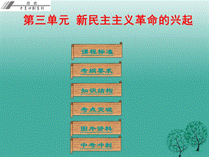 中考历史总复习第二部分中国近代史第三单元新民主主义革命的兴起课件