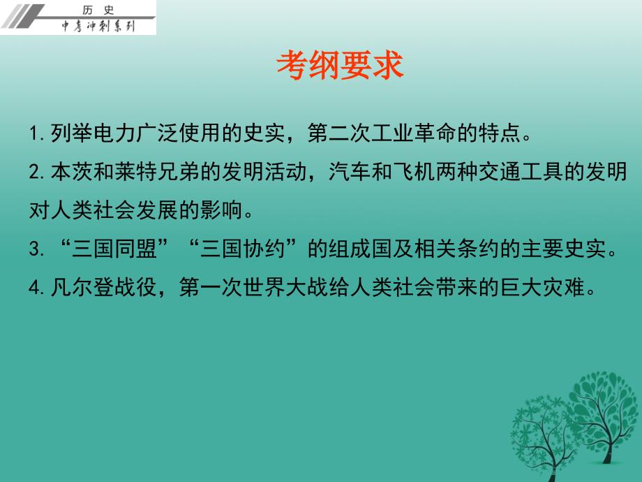 中考历史总复习第五部分世界近代史第四单元垄断资产阶级时代的世界课件_第3页