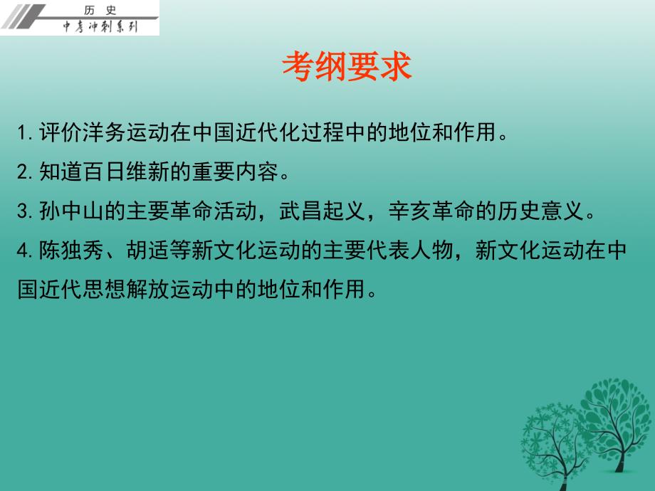 中考历史总复习第二部分中国近代史第二单元近代化的起步课件_第3页