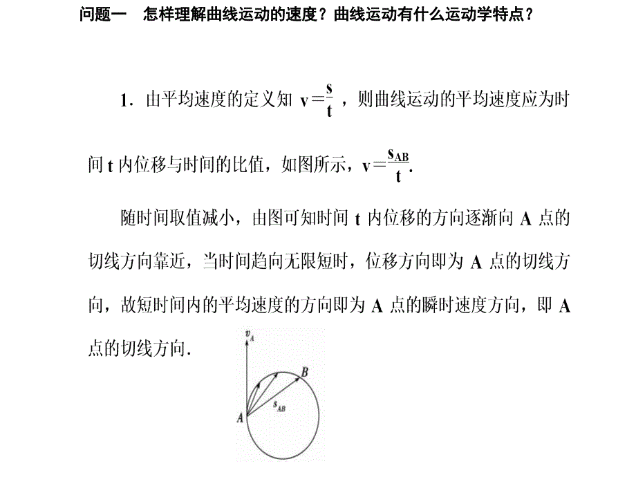 高一物理人教必修2课件第5章第一节曲线运动_第3页