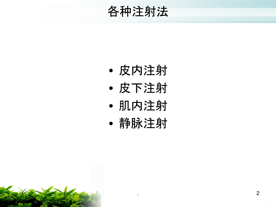 各种注射并发症PPT课件_第2页