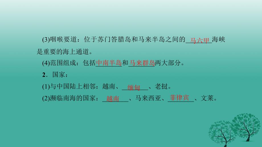 七年级地理下册第七章第二节东南亚（第1课时“十字路口”的位置热带气候与农业生产）课件（新版）新人教版_第3页