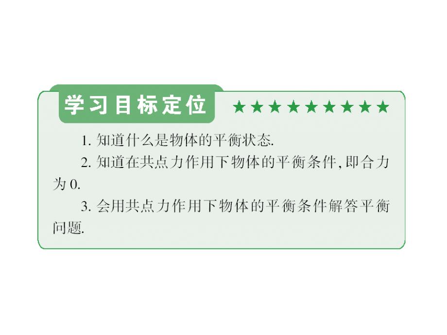 高一人教物理必修一课件471共点力的平衡条件_第2页