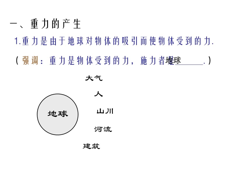 高一物理人教必修1同课异构课件第三章第1讲重力基本相互作用2_第5页