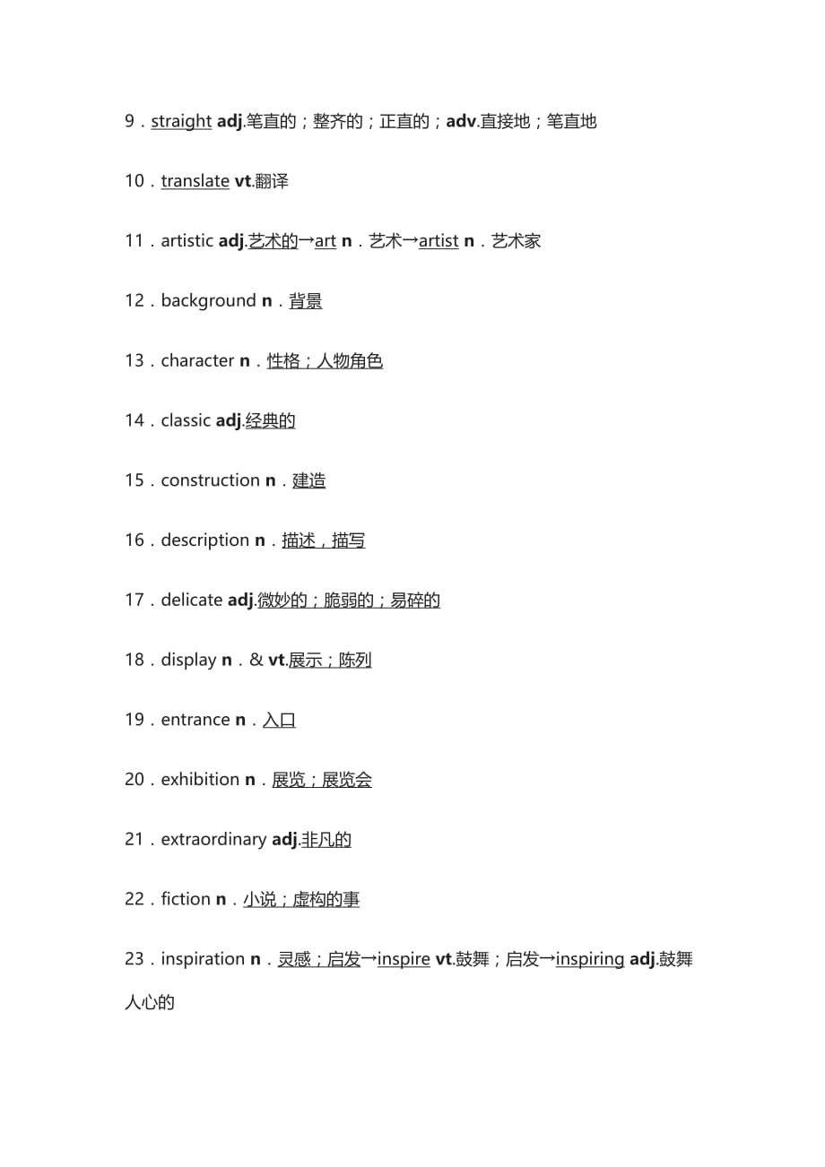 高考英语作文话题-文学与艺术-范文+详解（全）_第4页