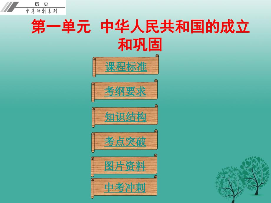 中考历史总复习第二部分中国近代史第一单元列强的侵略与中国人民的抗争课件_第1页