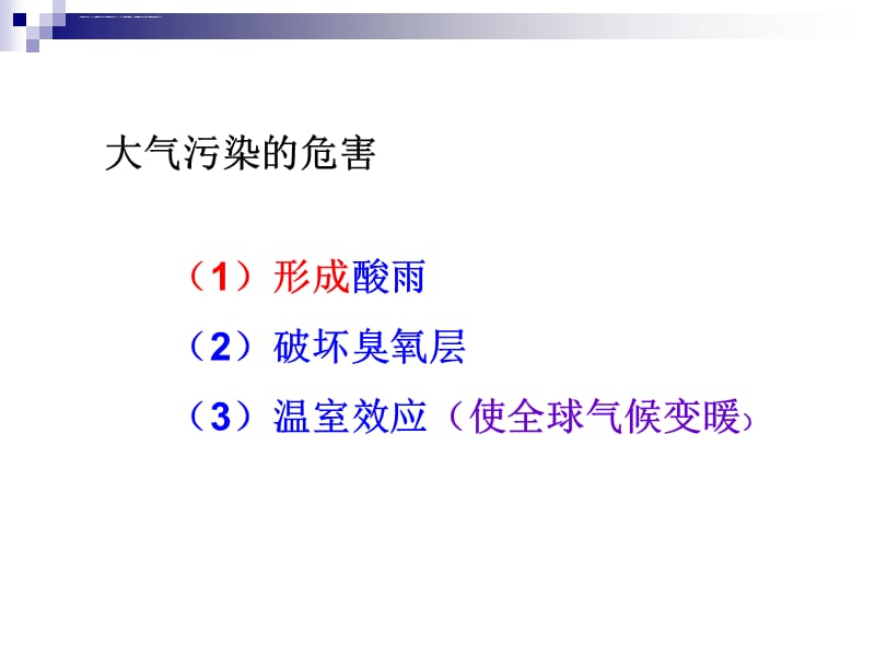 化学4-2 改善大气质量课件_第1页