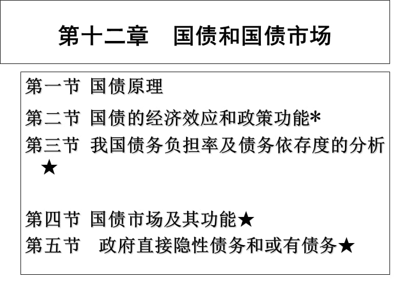 财政学 第十二章资料讲解_第1页