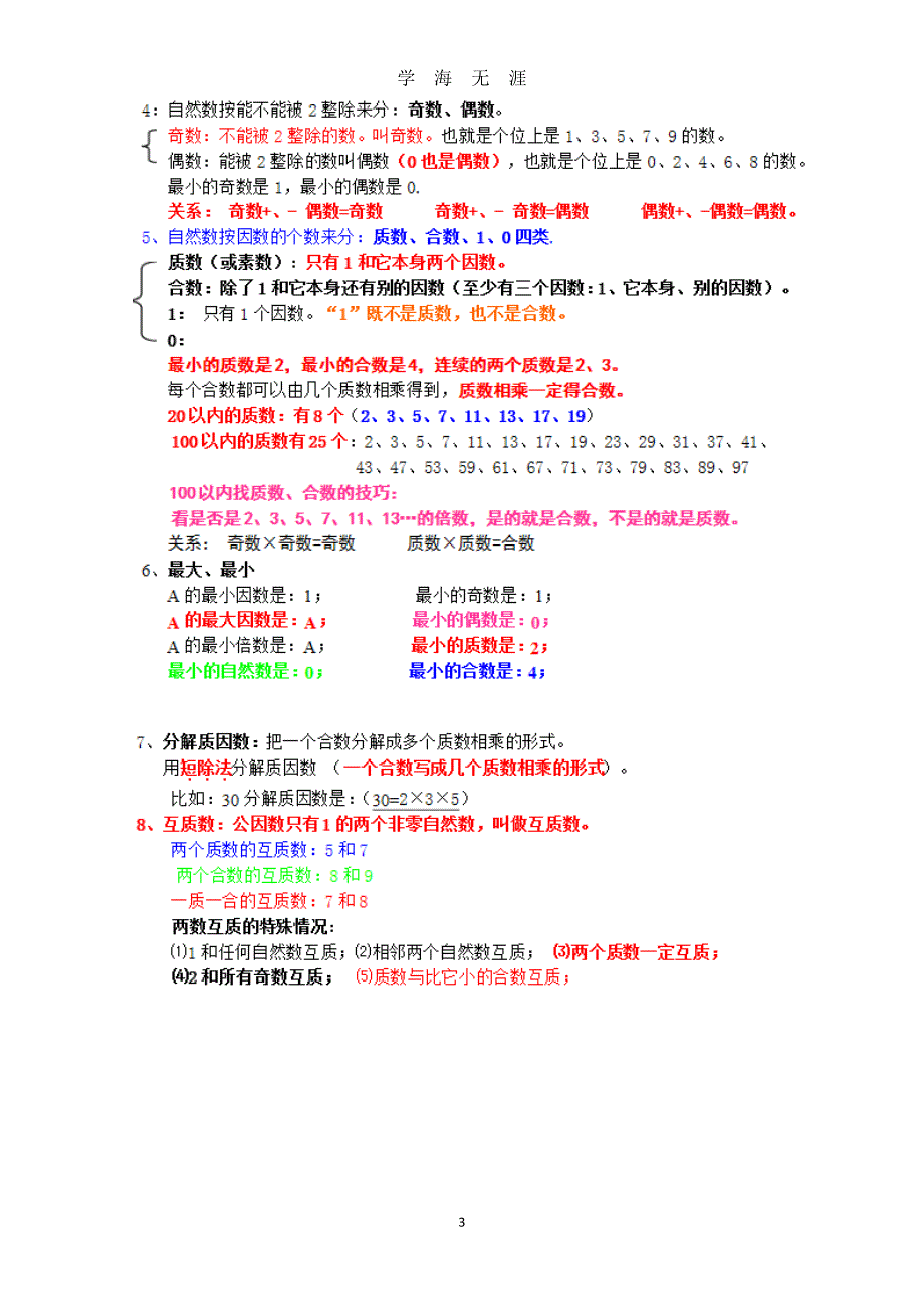 （2020年7月整理）五年级下册数学知识点总结.doc_第3页