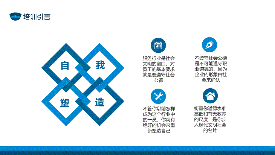 保安服务礼仪知识培训课件PPT模板_第4页