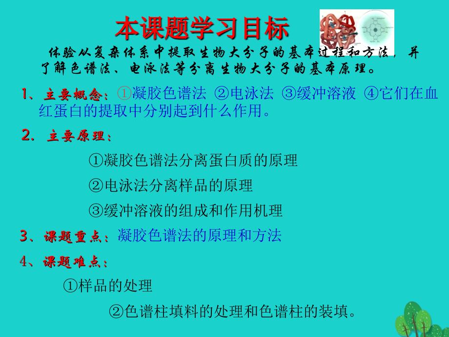 2017高中生物 DNA和蛋白质技术 5.3 血红蛋白的提取和分离课件7 新人教版选修1_第2页