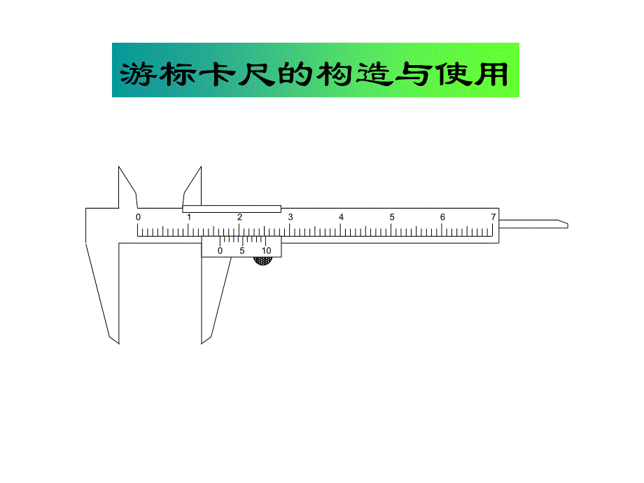 浙江省富阳市高考物理一轮复习课件游标卡尺和螺旋测微器的构造和读数_第2页