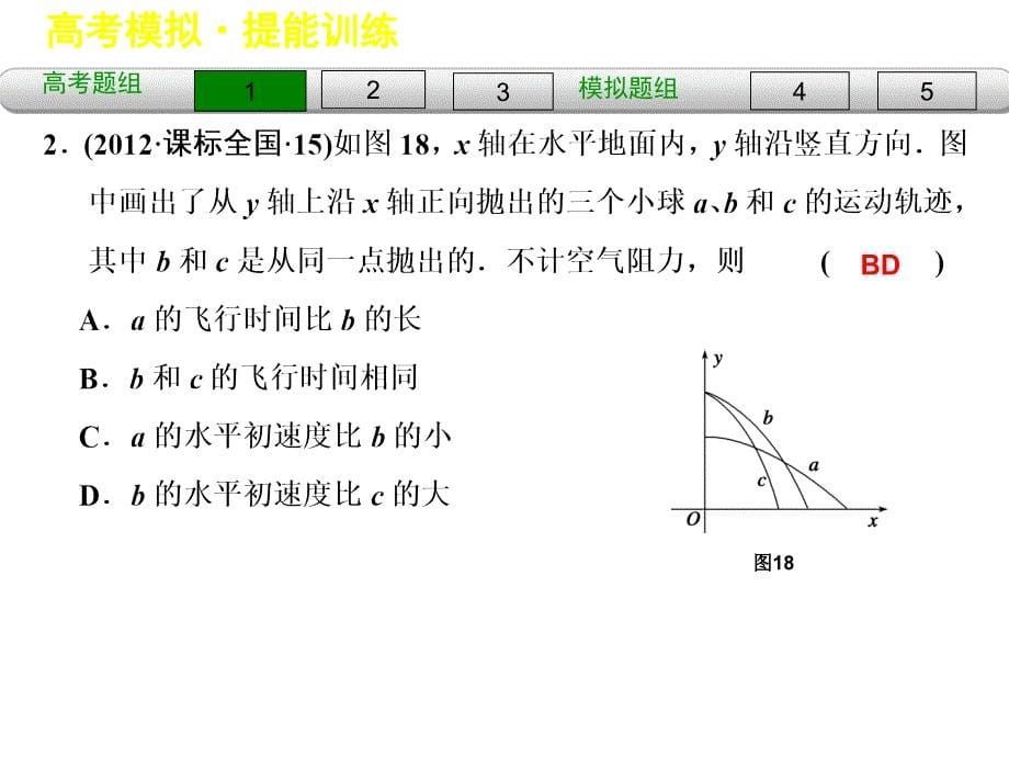 浙江省临海市杜桥中学高中物理课件必修2第五章曲线运动第二节平抛运动的规律及其应用_第5页