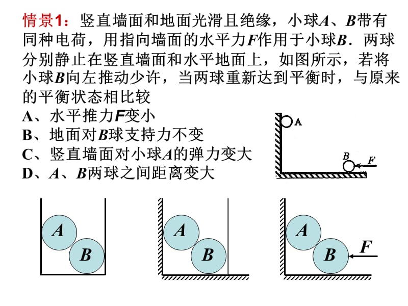 浙江省富阳市高考物理一轮复习课件电场力的性质习题课1_第2页