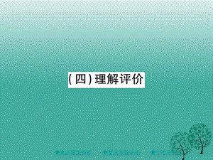 中考语文总复习第1部分语文知识及运用专题12（4）理解评价课件