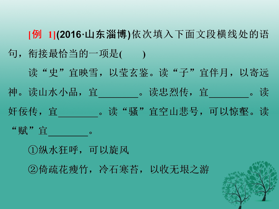 中考语文专题五句子衔接、排序、仿写与对联（含修辞）复习课件新人教版_第4页