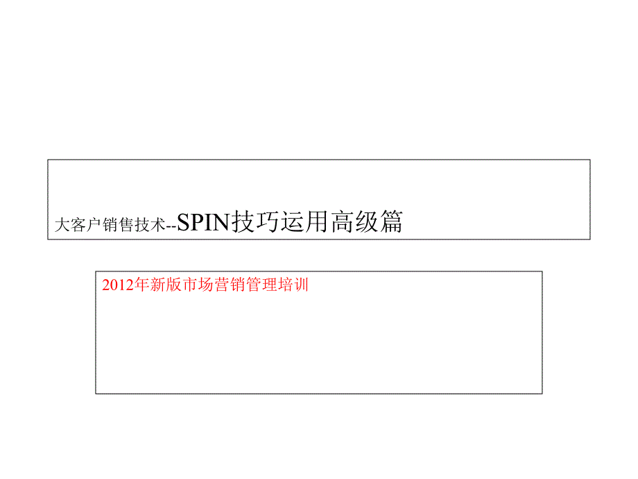 SPIN营销运用技巧幻灯片资料_第1页