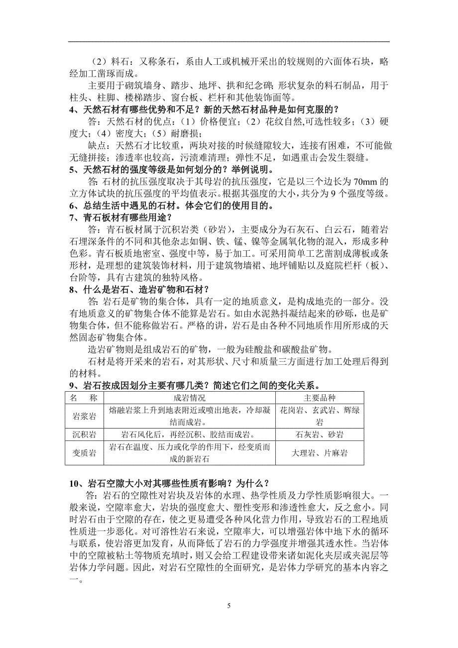 （2020年7月整理）建筑材料课后思考题答案和习题答案.doc_第5页