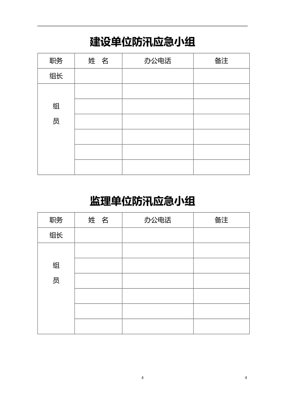 （2020年7月整理）建筑工地防汛应急预案.doc_第4页