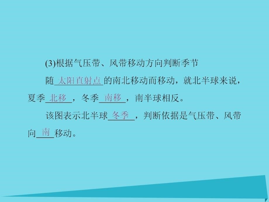 （新课标）2017届高考地理一轮复习 第二章 地球上的大气 第2讲 气压带和风带课件_第5页