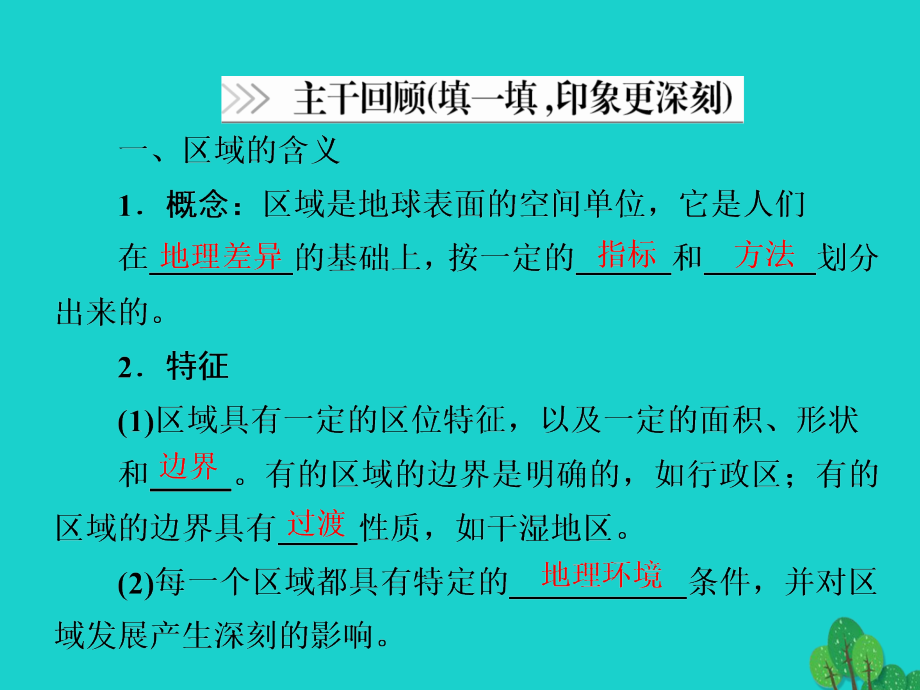 2018版高考地理一轮总复习 第3部分 区域可持续发展 第1章 地理环境与区域发展 3.1.1 地理环境对区域发展的影响课件 新人教版_第4页