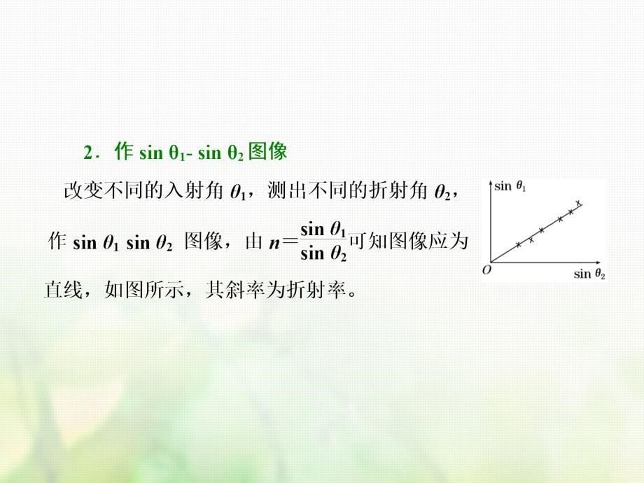 （新课标）2018年高考物理总复习 第十四章 波与相对论 第79课时 测定玻璃的折射率（实验提能课）课件 选修3-4_第5页