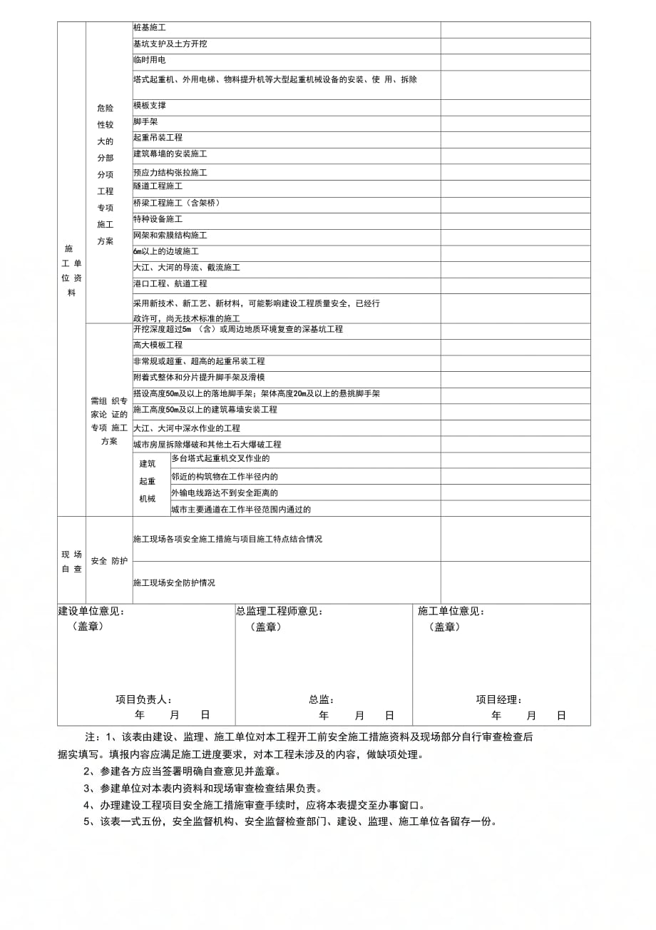 安全施工措施自查表_第2页