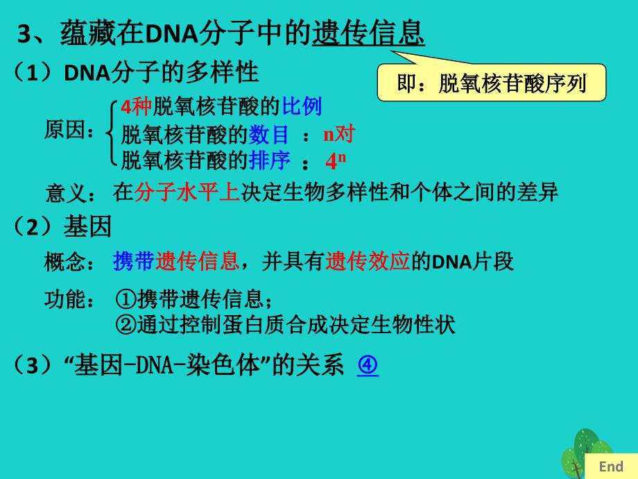 2017高中生物 第二册 第6章 遗传住处的传递和表达 6.1 遗传信息课件4 沪科版_第4页