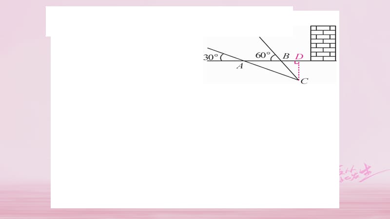 （达州专版）2018中考数学总复习 第二轮 中档题突破 专项突破4 解直角三角形的实际应用课件_第3页