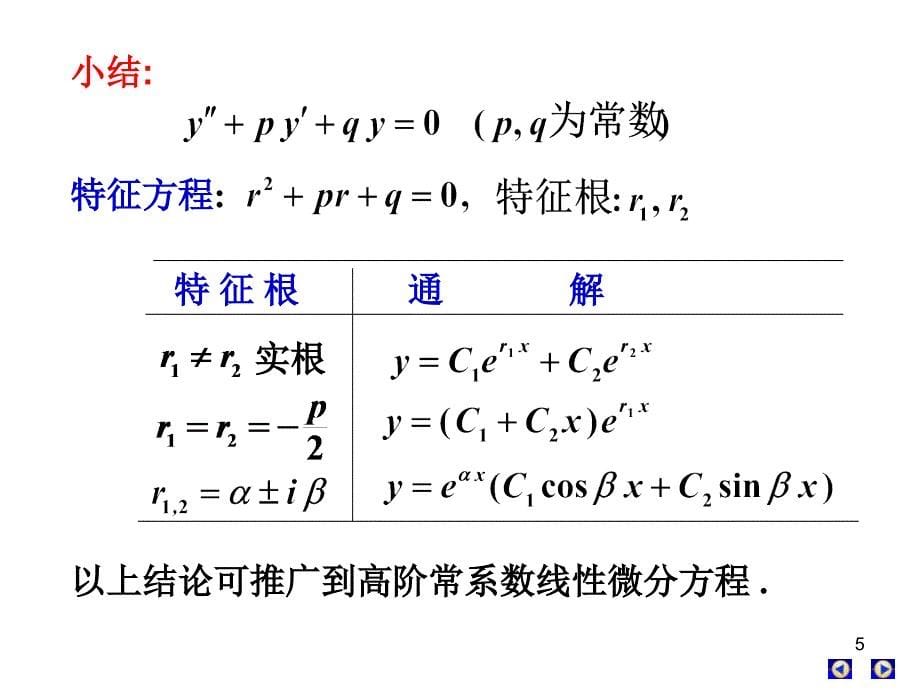 Dup1第八节常系数线性齐次微分方程演示教学_第5页