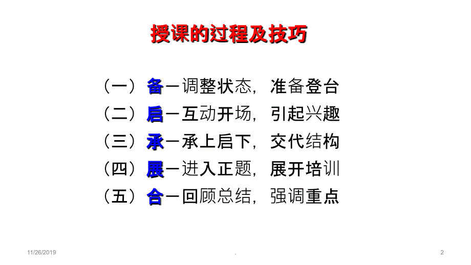 教师授课技巧精品PPT课件_第2页